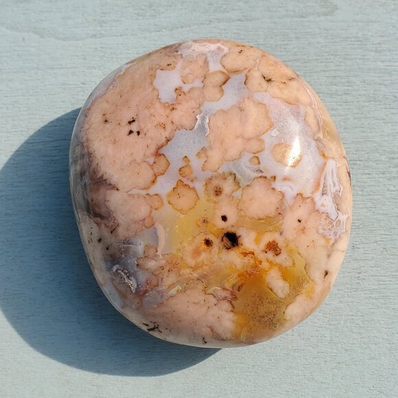 Flower Agate Palm Stone (G) - Picture 1 of 4